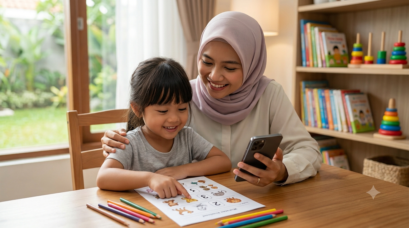 Dashboard perkembangan anak